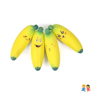 Squishy Banana Plátano Juguete Sensorial Antiestrés
