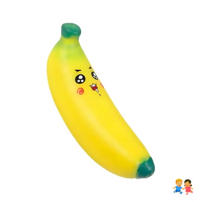 Squishy Banana Plátano Juguete Sensorial Antiestrés