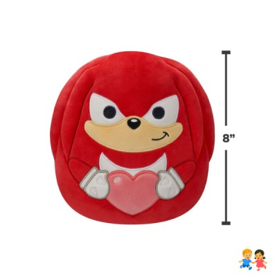 Peluche Knuckles Sonic Con Corazón