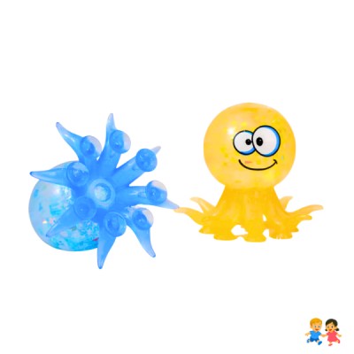 Pulpo Squishy Brillante Antiestrés Niños y Adultos