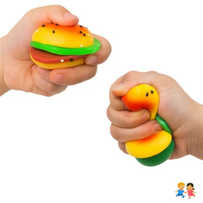 Squishy Hamburguesa Sensorial Antiestrés