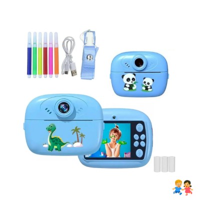 Cámara Instantánea Para Niños Cámara Con Impresora