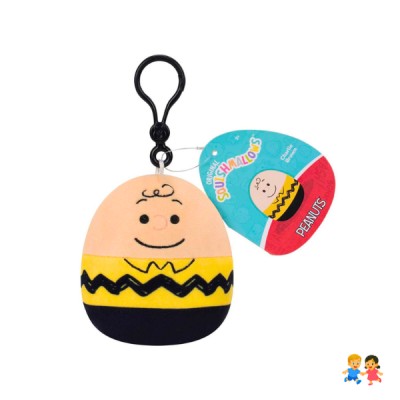 Llavero Peluche Squishmallows Peanuts Snoopy Charlie Brown