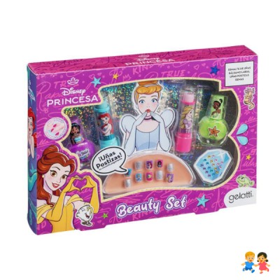Set De Belleza Disney Princesa Esmaltes Y Uñas Niñas