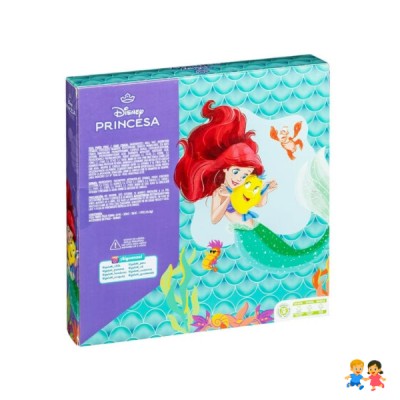 Set Tiza Pelo Disney Princesa Ariel Accesorios Niñas