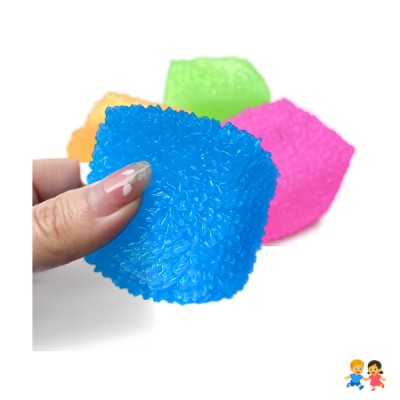Squishy De Silicona Forma De Cubos De Hielo Texturizado