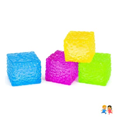Squishy De Silicona Forma De Cubos De Gelatina Hielo
