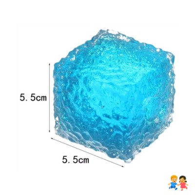 Squishy De Silicona Forma De Cubos De Gelatina Hielo