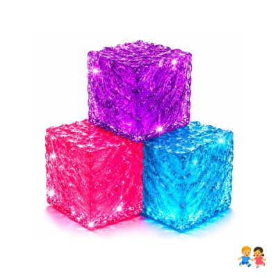Squishy De Silicona Forma De Cubos De Gelatina Hielo