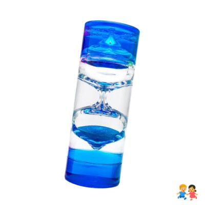 Reloj de Arena y Agua Movimiento Líquido 3D Giratorio Brillante