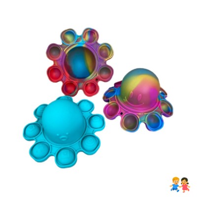 Pulpo Sensorial Antiestrés Reversible Relajante Para Niños