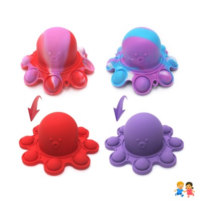 Pulpo Sensorial Antiestrés Reversible Relajante Para Niños