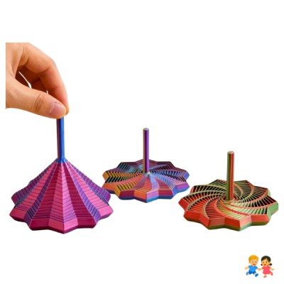 Juguete Sensorial Cinético Giratorio Espiral 3D Antiestrés Relajante