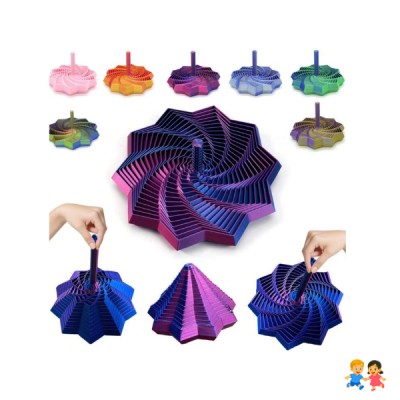 Juguete Sensorial Cinético Giratorio Espiral 3D Antiestrés Relajante