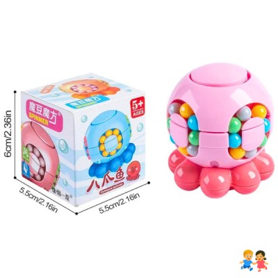 Spinner Sensorial Antiestrés Giratorio con Bolitas Educativo