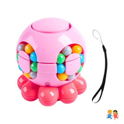Spinner Sensorial Antiestrés Giratorio con Bolitas Educativo