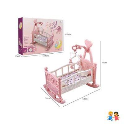 Cuna Para Muñecas Juguete Didáctico Para Niños Y Niñas