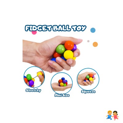Bolas Sensorial Antiestres Rompe Cabeza Atomo