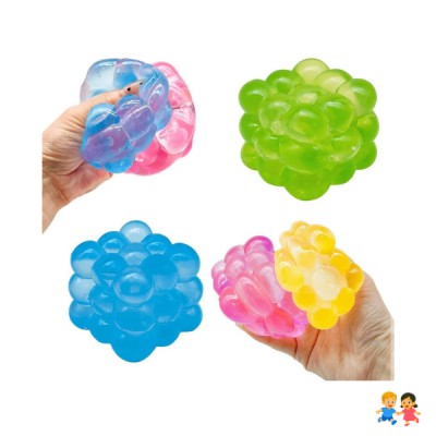 Squishy De Silicona Forma De Cubo Burbujas