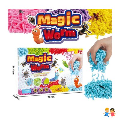 Gusanos Mágicos Masilla Sensorial Juguete