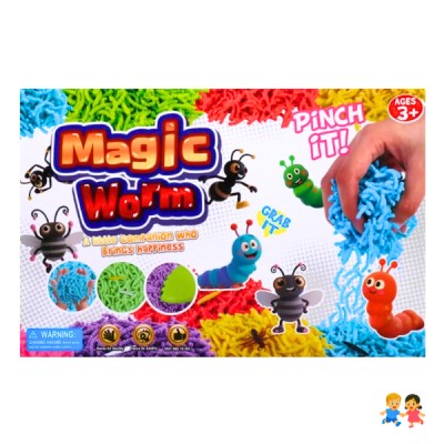 Gusanos Mágicos Masilla Sensorial Juguete