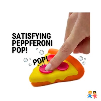 Squishy Pizza Colorida De Silicona Antiestrés Fidget