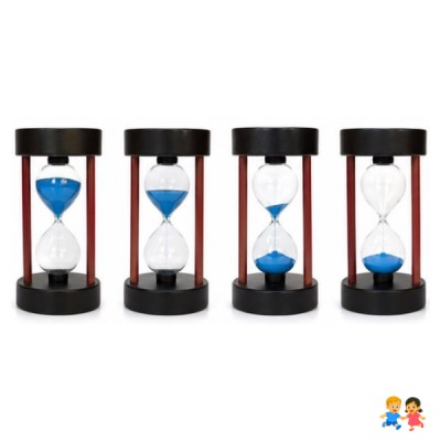 Reloj De Arena Color, Tiempo 5 Minutos, Cristal