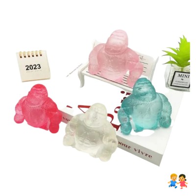 Gorila Gel Squishy Toy Juguete Anti Estrés Estira