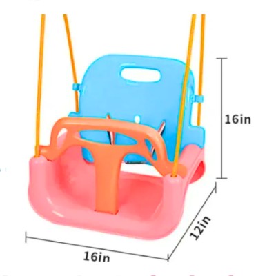 Columpio Silla 3 En 1 Ajustable Portátil Niños Asiento Bebé.