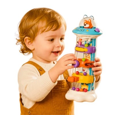 Torre de Bolas para Bebé Juguete Educativo Pista 3 Niveles