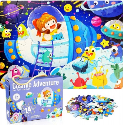 Rompecabezas 24 Piezas Espacio Niños Infantil