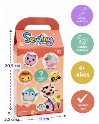 Kit Costura Niños Manualidades Juguete Educativo