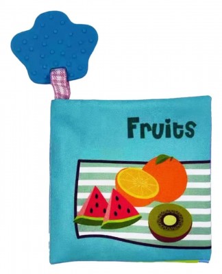 Libro De Tela Educativo Comida Frutas Para Bebés