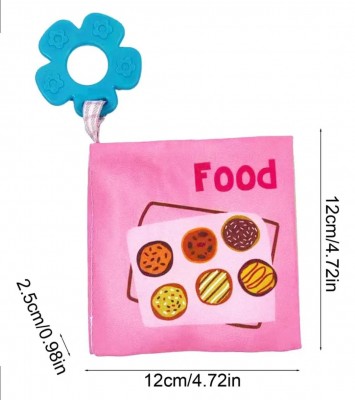 Libro De Tela Educativo Comida Frutas Para Bebés