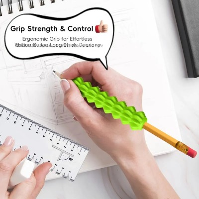 Corrector Agarre Lápiz Silicona Niños Sensorial Escolar