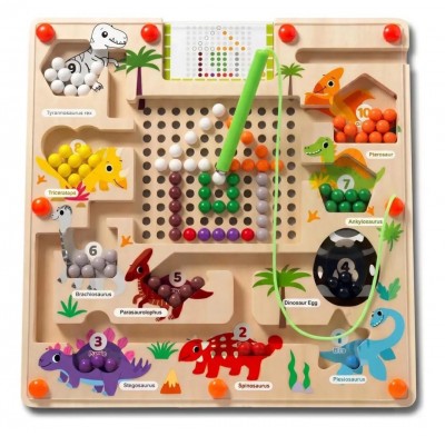 Juego Educativo Dinosaurios Madera Magnético