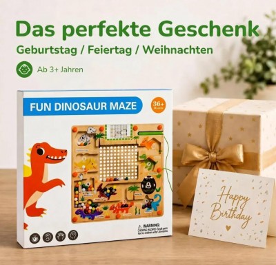 Juego Educativo Dinosaurios Madera Magnético