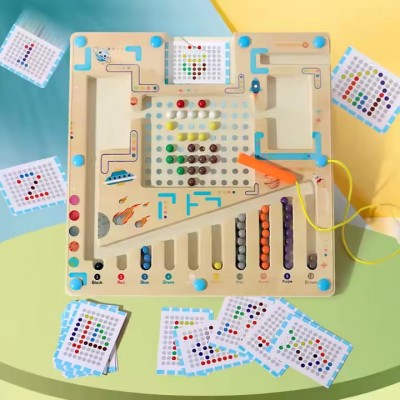 Juguete Madera Educativo Magnético Clasificar Colores