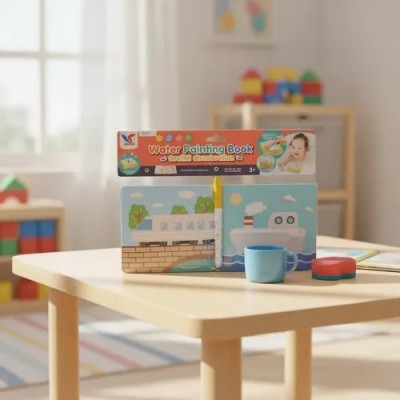 Libro Mágico Pintura Agua Reutilizable Niños