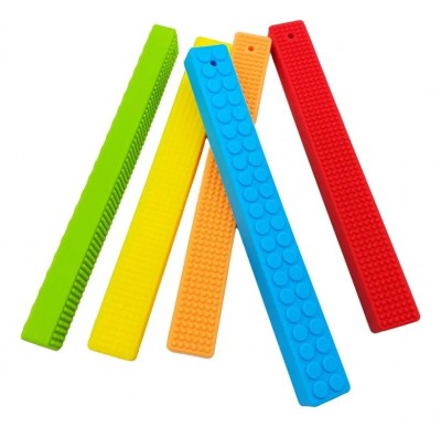 Juguete Sensorial Barra Silicona Flexible Antiestrés