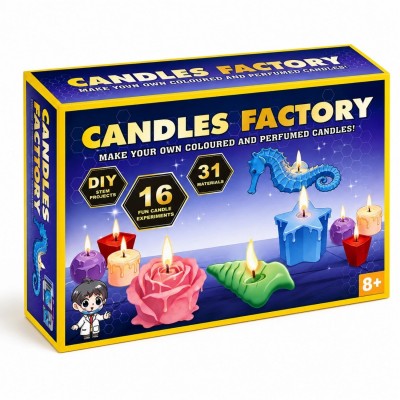 Kit Para Hacer Velas Moldes Experimentos Niños