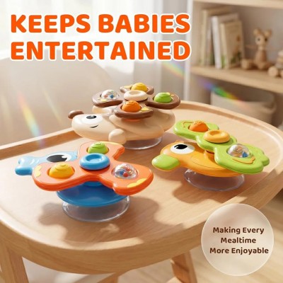 Set 3 Juguetes Sensoriales Bebé Giratorio Spinner
