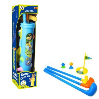 Set Golf Niños Palos Pelotas Juguete Deporte Portatil