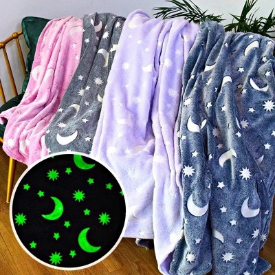 Frazada Mágica Brilla En La Oscuridad Estrellas Cuna