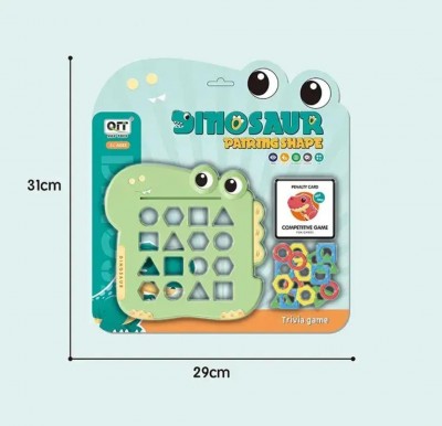 Juego Educativo Dinosaurio Formas Geométricas Niños