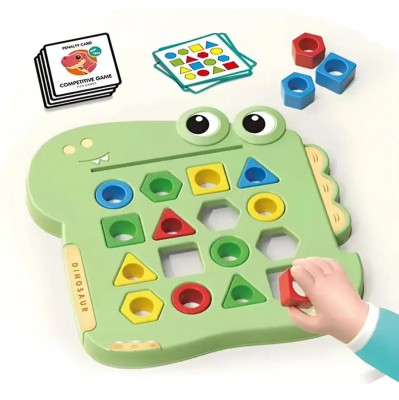 Juego Educativo Dinosaurio Formas Geométricas Niños