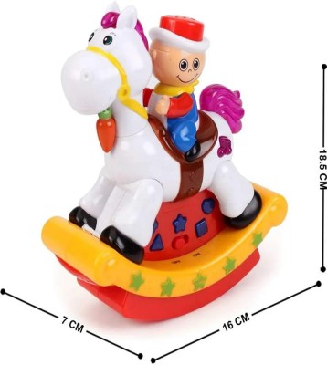 Caballo Balancín Musical Con Luces Y Sonido Bebé
