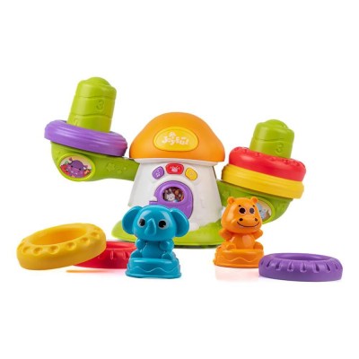 Juguete Apilable Anillos Balancín Musical Bebé