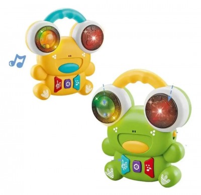 Juguete Rana Musical Luces Bebé Educativo Interactivo