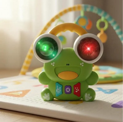 Juguete Rana Musical Luces Bebé Educativo Interactivo